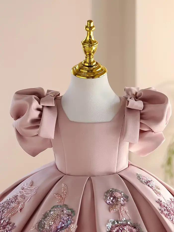Robe de cérémonie haut de gamme pour fille