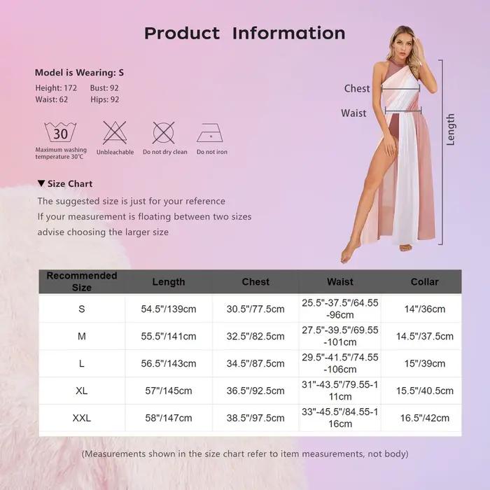 Robe de danse lyrique pour femmes
