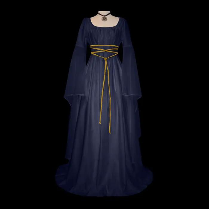 Robes pour femmes 2024 élégant grande taille médiéval rétro gothique robe