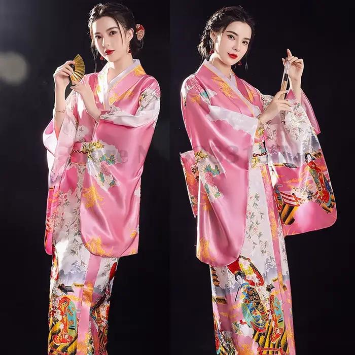 Robe Kimono Japonaise Traditionnelle pour Femme