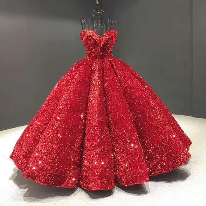Robe de mariée colorée