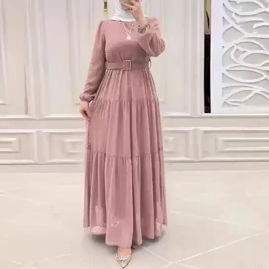 Abaya-Robe longue pour femmes musulmanes modestes