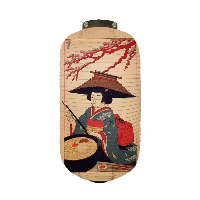 Lanterne Japonaise Imprimée Ukiyo-E, Luminaire Décoratif de Mariage, de Cuisine, de Restaurant, de Festival, Fournitures de ix, de Grill