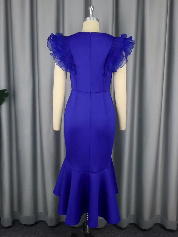 Robes moulantes bleues pour femmes