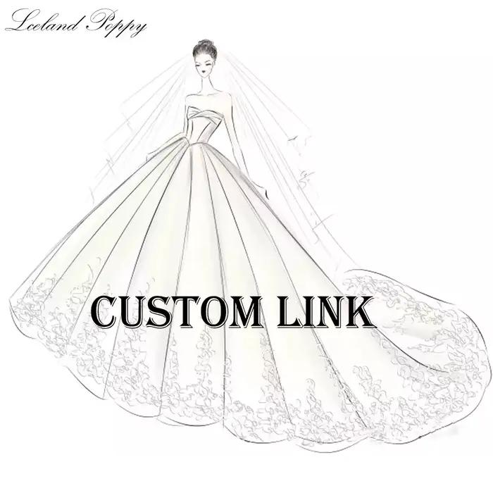 Robe de mariée personnalisée Lceland Poppy