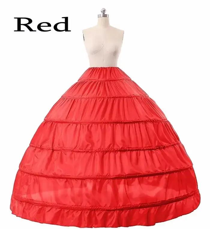 Robe de bal colorée jupon femme arc-en-ciel sous jupe porter robe Branco Crinoline violet rouge bleu jupon