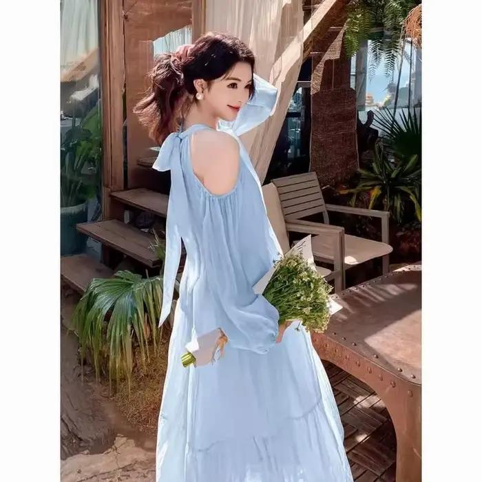 Robe de vacances en bord de mer pour femmes