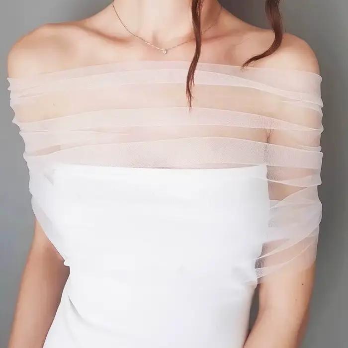 Enveloppes de mariage en Tulle doux et élégant pour femmes
