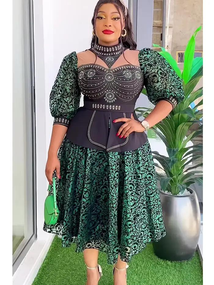 Robes de soirée africaines grande taille pour femmes 2026 – Nouvelle collection Dashiki Ankara – Tenue