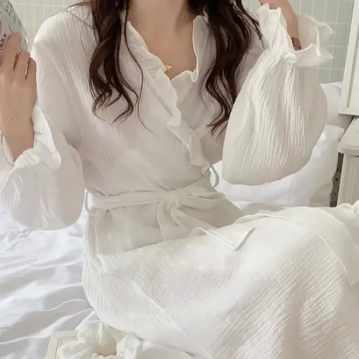 Robe Simple à manches longues pour femme