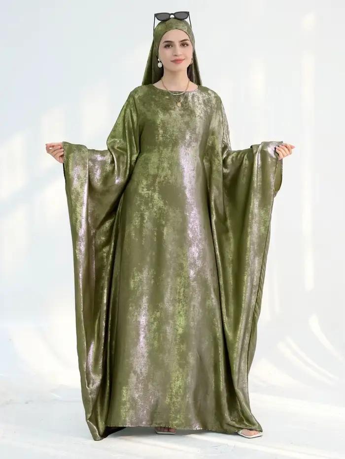 Femmes musulmanes dubaï turquie Abaya solide Robe longue modeste Ramadan