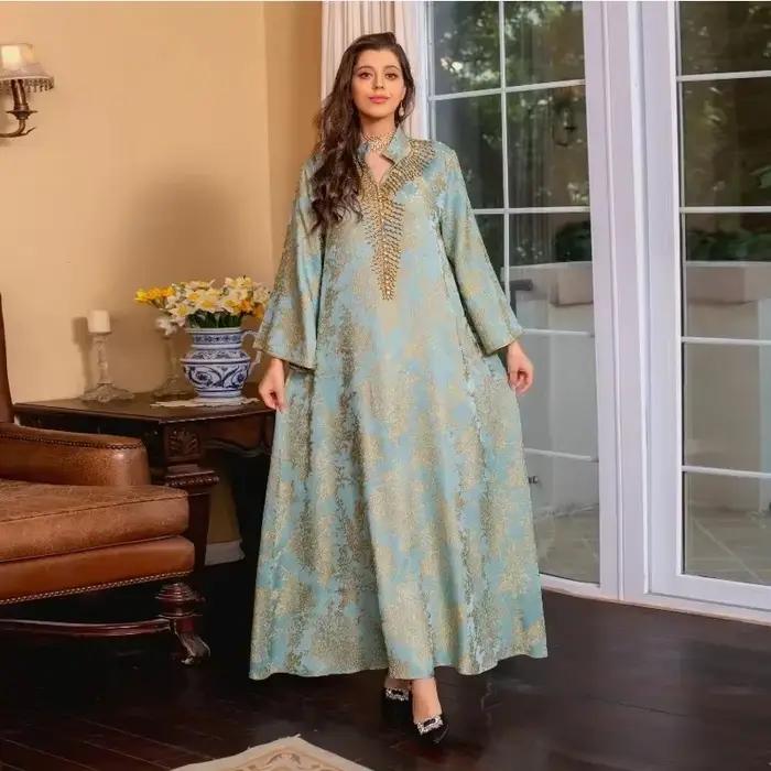 Abaya-Robe musulmane Eid pour femmes