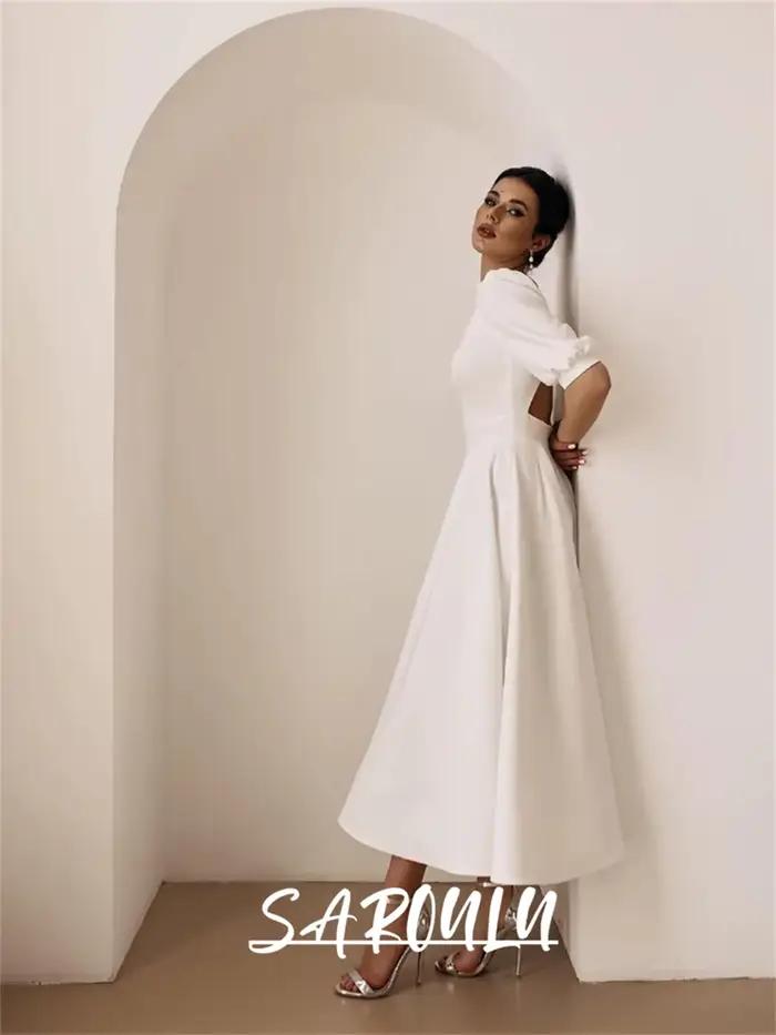 Robe de mariée mi-longue