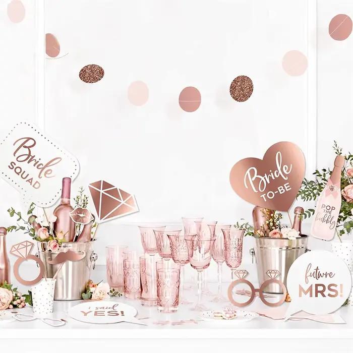 12 accessoires amusants pour photomaton 'Future Mariée', pour douche nuptiale, mariage, enterrement de vie de jeune fille, soirée des demoiselles d'honneur, accessoires photo selfie, décoration 'Équip