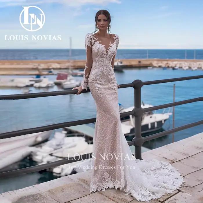 Modis-Robe de mariée sirène sexy