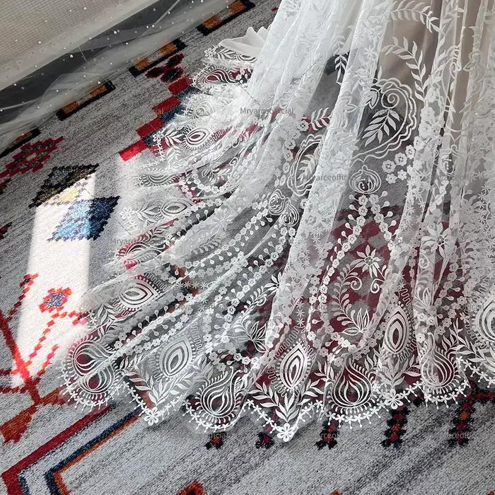Mryarce Vintage dentelle robe de mariée en mousseline de soie une ligne robes