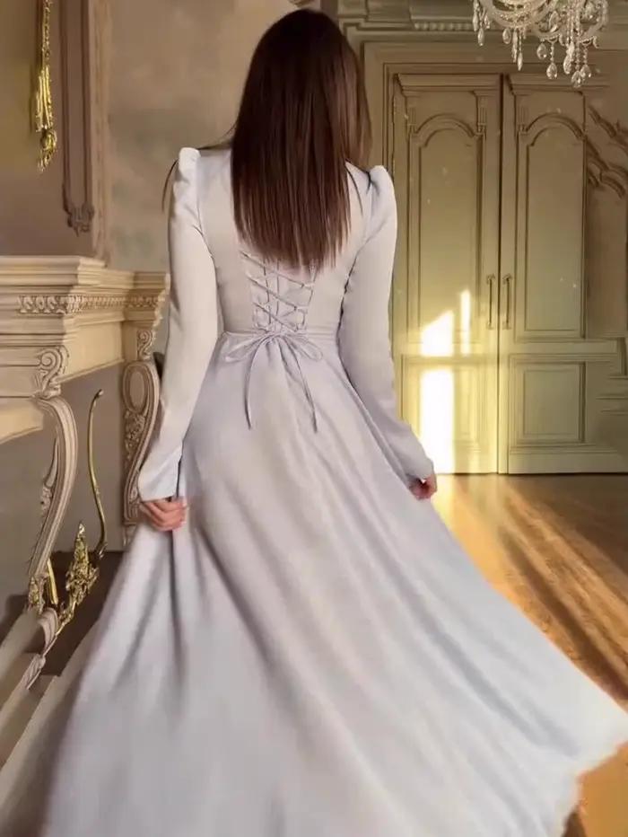 Eid femmes Robe Abaya musulman pansement élégant dubaï robes Largos