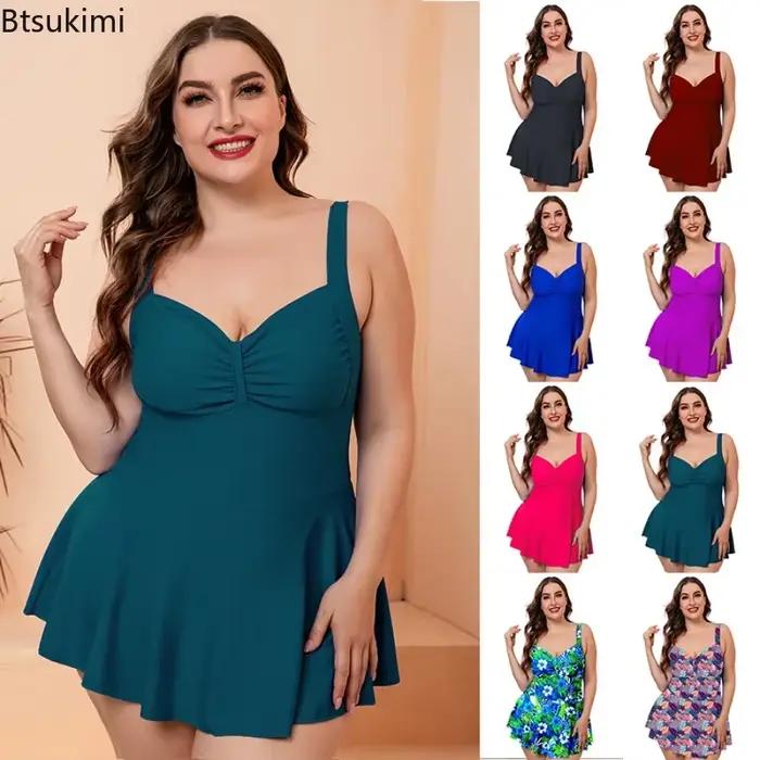 Maillot de bain une pièce pour femmes, grande taille, slim, ensemble deux pièces, bikini, vêtements de plage, nouvelle collection 2024