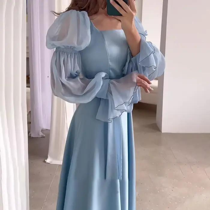 Robe élégante française pour femmes
