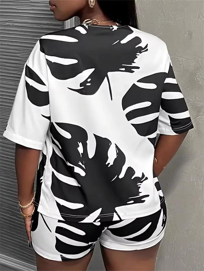 Ensemble deux pièces grande taille pour femmes