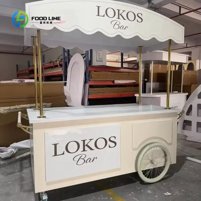 Décorations personnalisées pour fête de mariage, chariot à bonbons et chariot à desserts glacés pour enfants, décoration de fête pour enfants