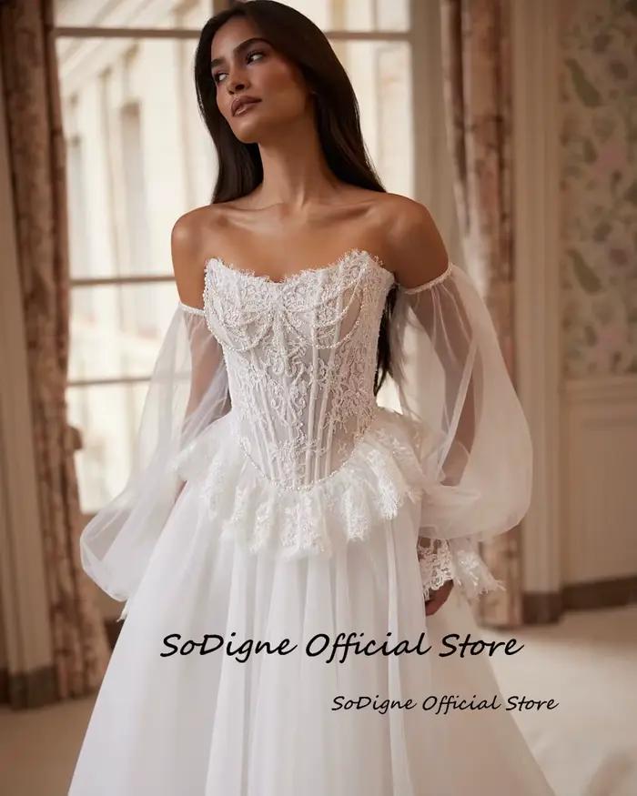  SoDigne – robe de mariée en dentelle et Tulle