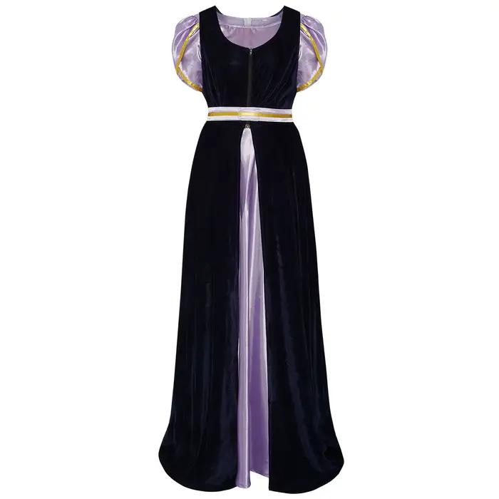 Robe en velours, ensemble deux pièces