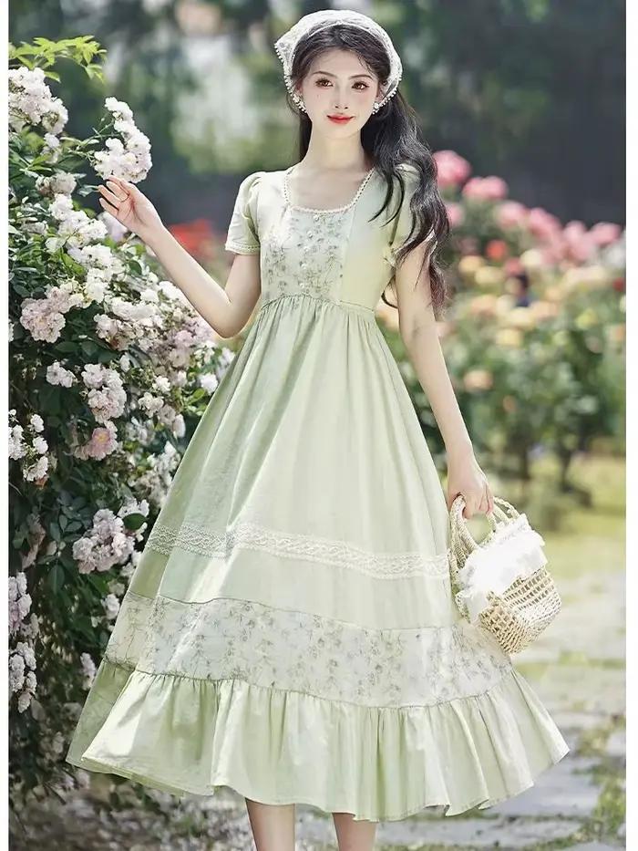 Robe d'été pour femme, Style français