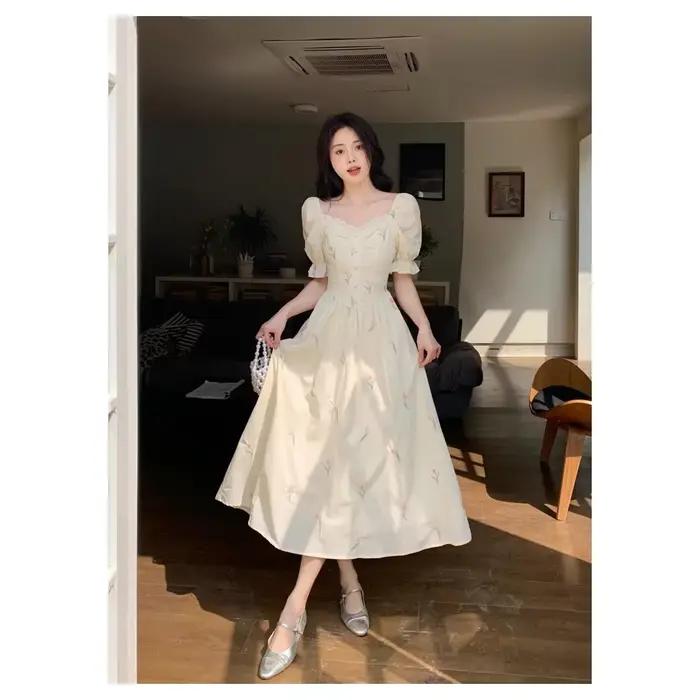 Robe longue à imprimé Floral pour femmes