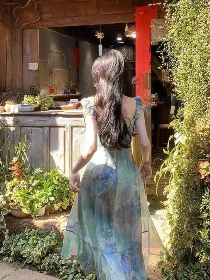 Robe de soirée française élégante pour femmes