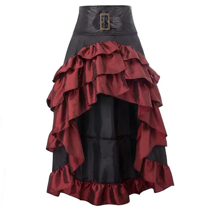 Pirate Buccaneer Costume hauts chemise jupe agitation