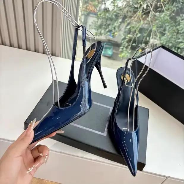 Nouvelles sandales d'été 2026 pour femmes à talon aiguille pointu – Élégantes et sexy pour fêtes et mariages