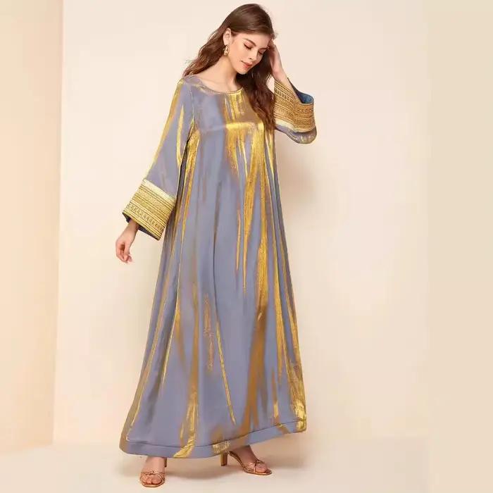 Robe longue arabe Jalabiya pour femmes musulmanes