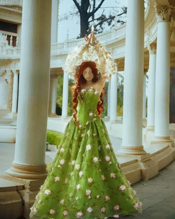 EVER AZOLE-Robe de soirée transparente sans étoiles