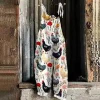 Nouvelle collection été 2026 : Combinaison vintage imprimée pour femme