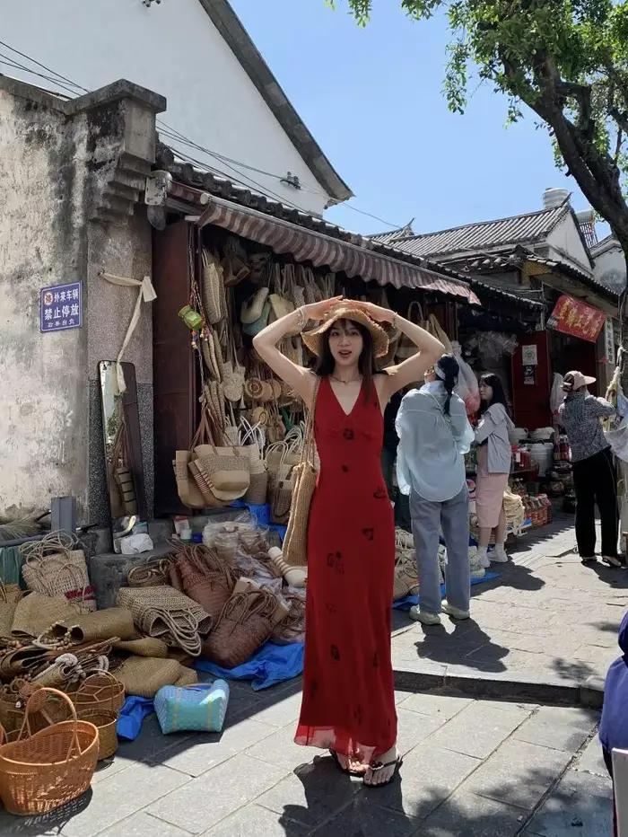 Nicemix – robe Camisole de plage rouge pour vacances