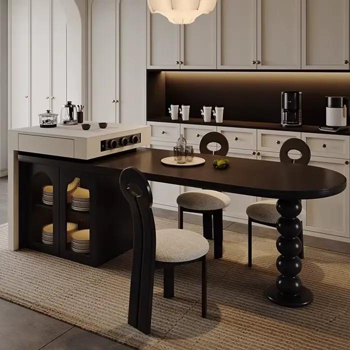 Îlot de Cuisine élégant de luxe, classique, Unique, esthétique, Design d'îlot de Cuisine Premium, Meuble de Cuisine exquis
