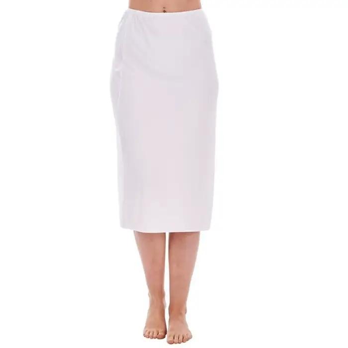 Jupon en satin pour femme, sous-robe, demi-jupon, lingerie