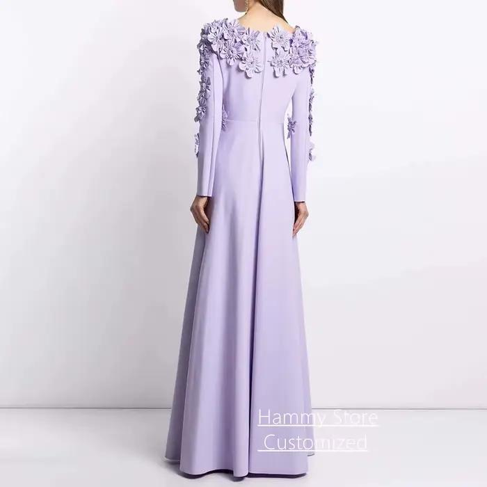 Robe de soirée lilas personnalisée