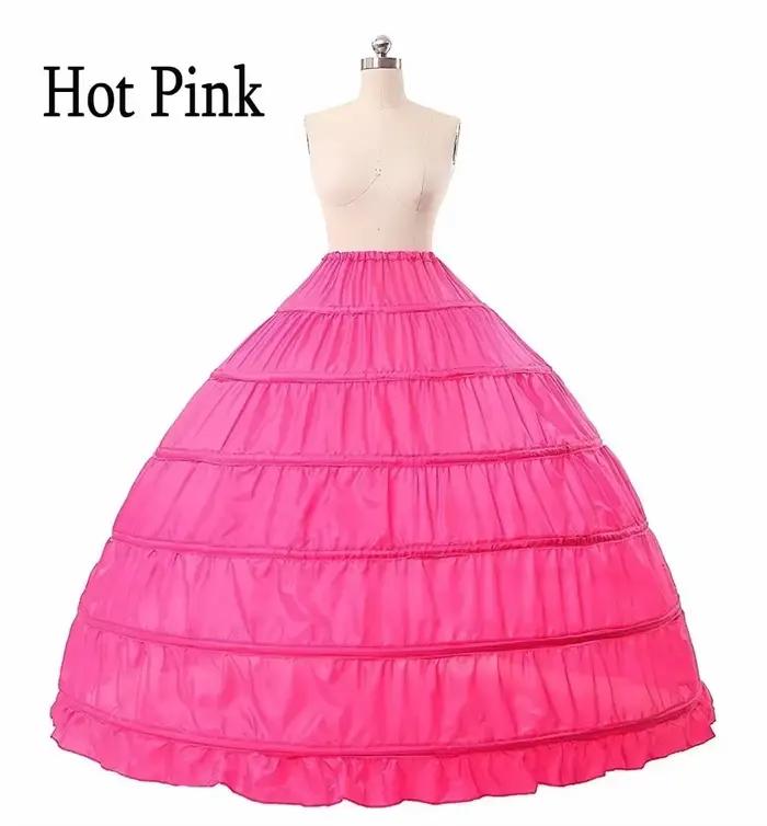 Robe de bal colorée jupon femme arc-en-ciel sous jupe porter robe Branco Crinoline violet rouge bleu jupon
