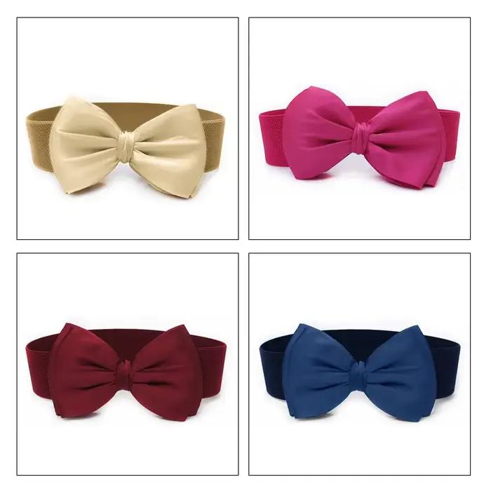 Élastique Bowknot Robes De Mariée Ceintures pour Femme Designer