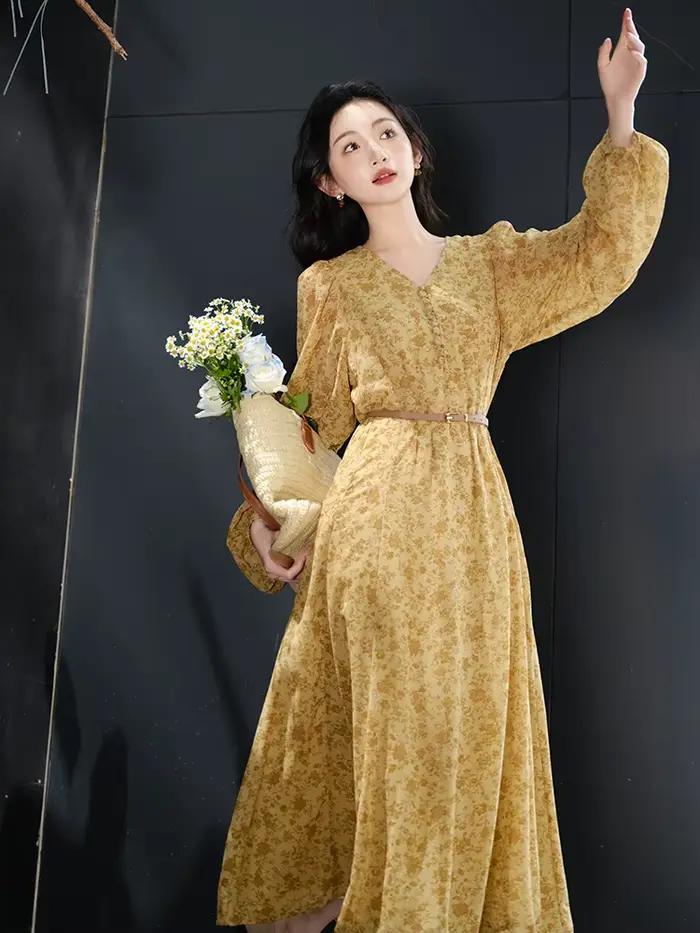 Robe femme ample décontracté imprimé