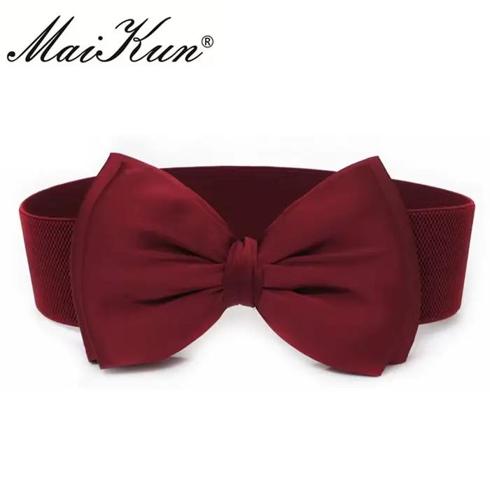 Élastique Bowknot Robes De Mariée Ceintures pour Femme Designer