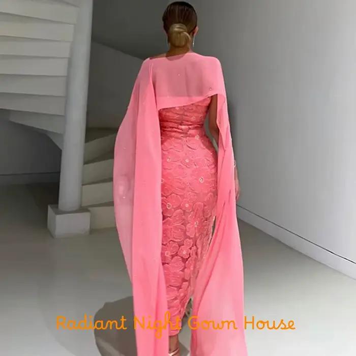 Robe de soirée exquise en tulle à col rond, élégante robe sirène pour occasions spéciales, robes de mariée de luxe avec traîne Watteau, robes de soirée personnalisées pour femmes