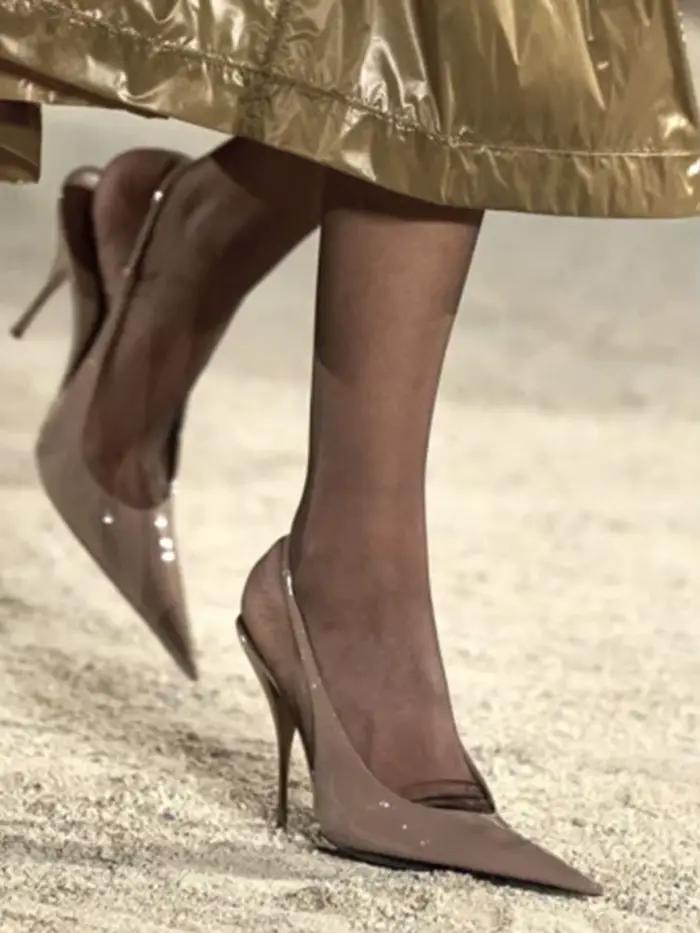 Nouvelles sandales d'été 2026 pour femmes à talon aiguille pointu – Élégantes et sexy pour fêtes et mariages