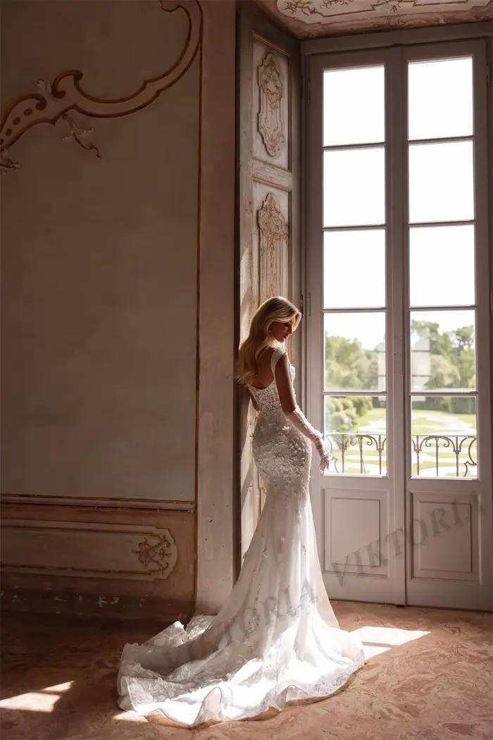 VIKTORIA attrayant sirène robes De mariée pour femme