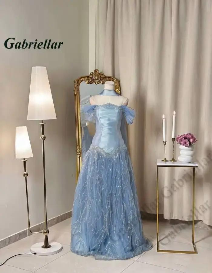 Gabriellar luxe robes de soirée dubaï Occasion spéciale robe dentelle Appliques Sharon bonne