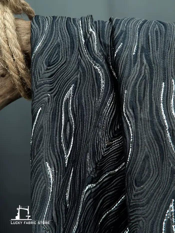 Robe jacquard de montagne verte