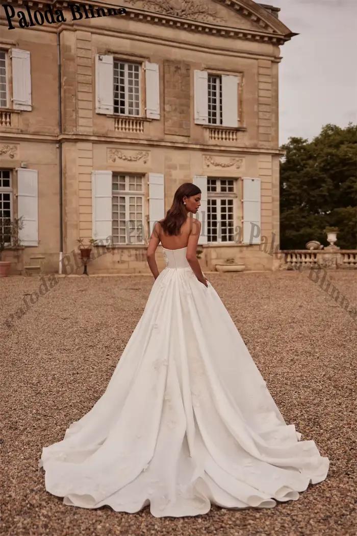 Paloda-Robe de mariée vintage en fibre