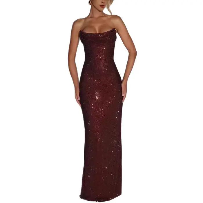 Robe de soirée de style européen pour femmes